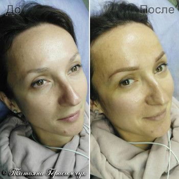 Пудрові брови, фото - Мастер перманентного макияжа Татьяна Герасимчук