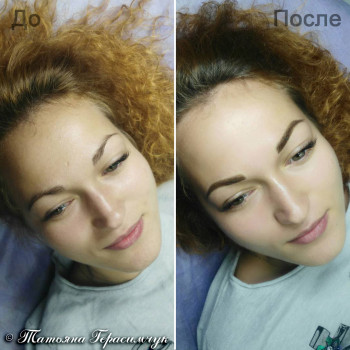 Пудрові брови