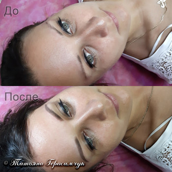 Пудровые брови, фото - Мастер перманентного макияжа Татьяна Герасимчук