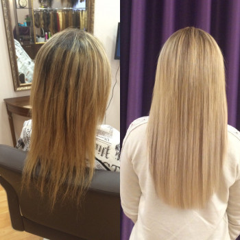 Наращивание Загущение волос
                    Салон краси Slavichair Київ