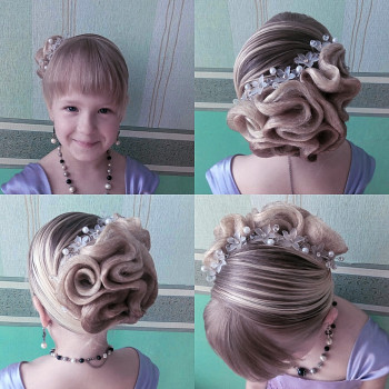 Праздничная, вечерняя прическа
                    Парикмахер-стилист Яна Запорожье