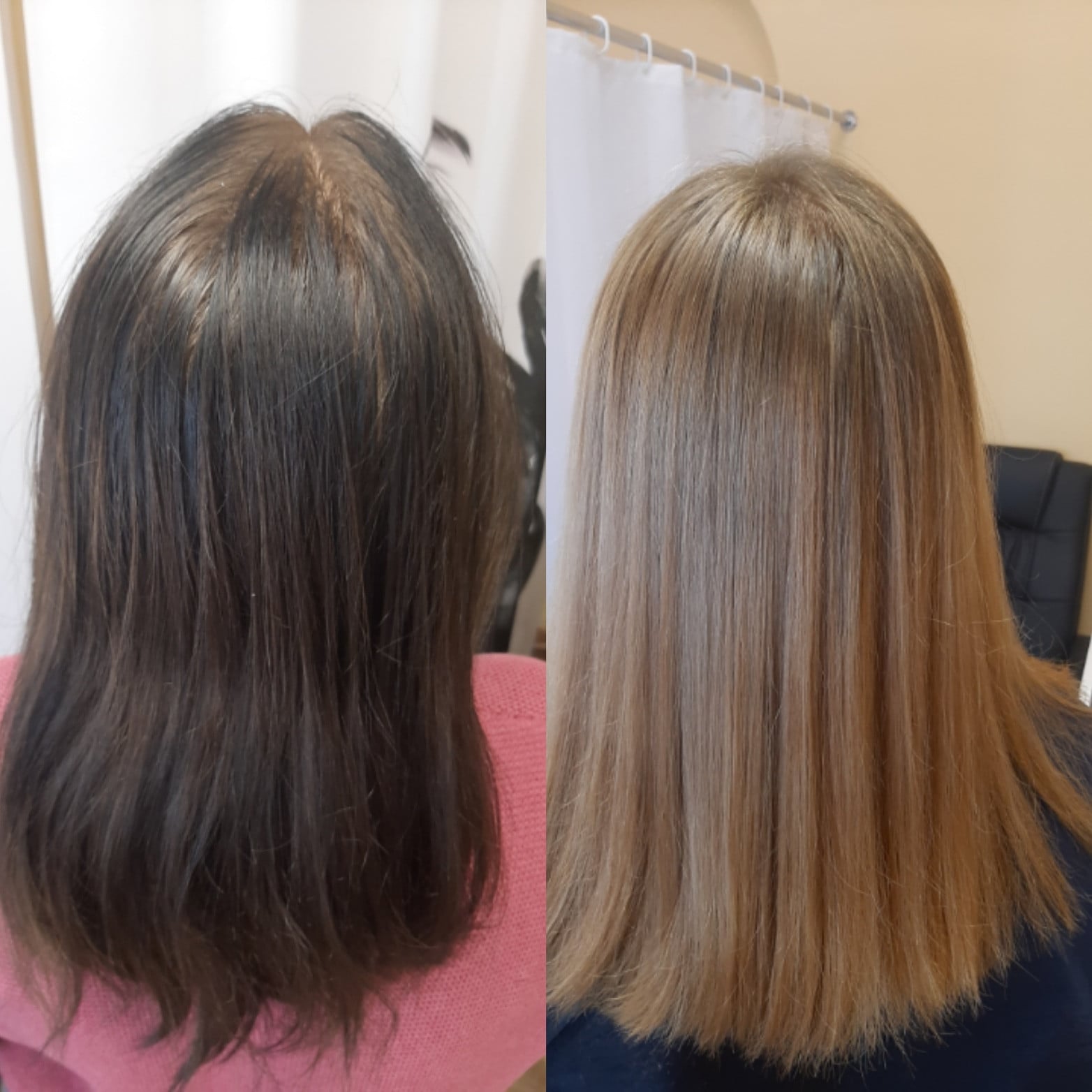 Сложное окрашивание омбре растяжка цвета, фото - Парикмахер-колорист Алена Сидоренко