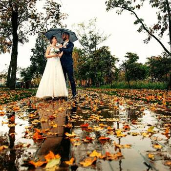 Осіння фотосесія із парасолькою, фото -  Николай Ткачук