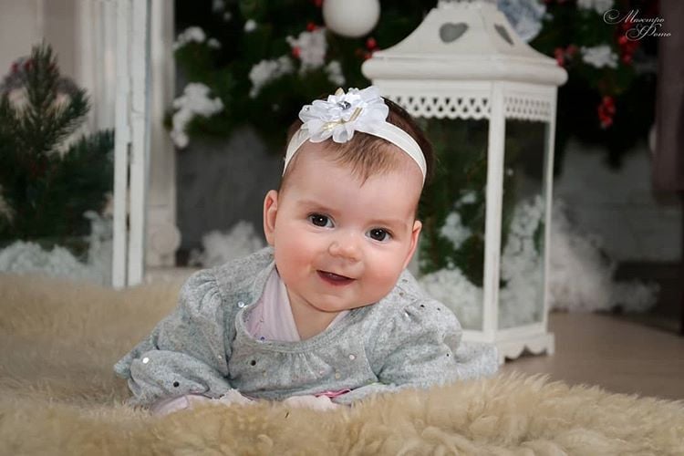 Новорічна фотосесія новонароджених у студії, фото - Фотограф Ирина Максимова Ирина Федорцова