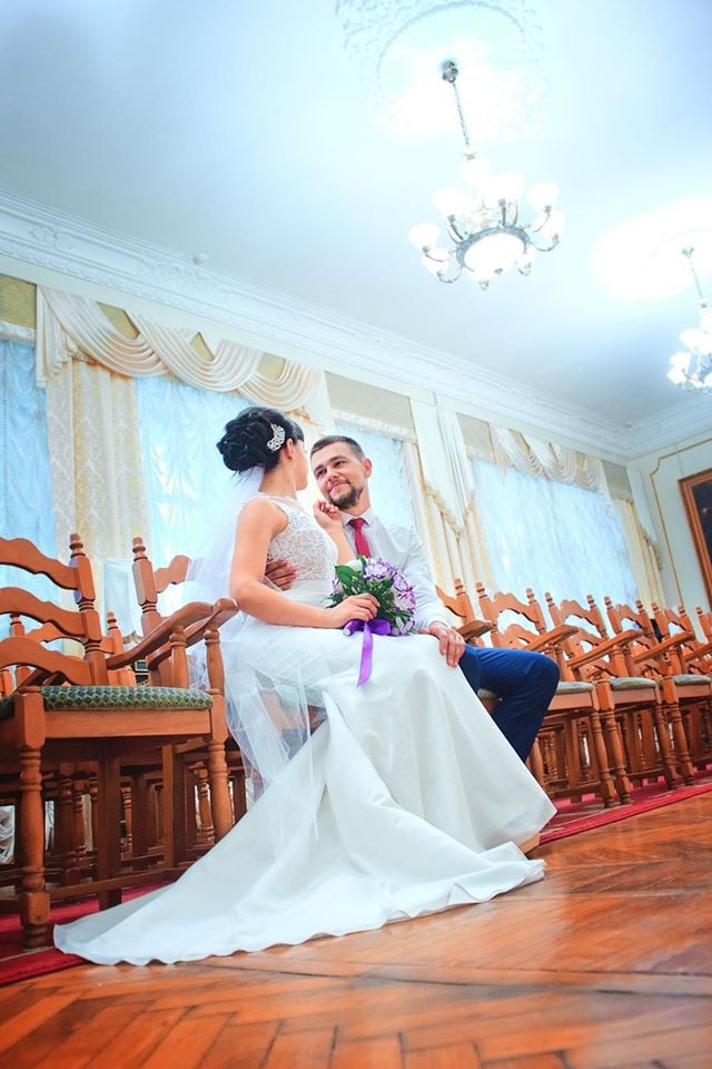 Фотосесія у студії пари весільна, фото - Фотограф Анастасия Худан