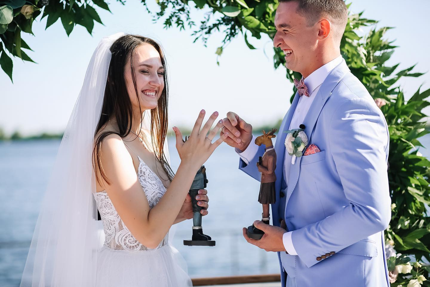 Весільна фотосесія на річці, фото - Фотограф Ольга Гордеева