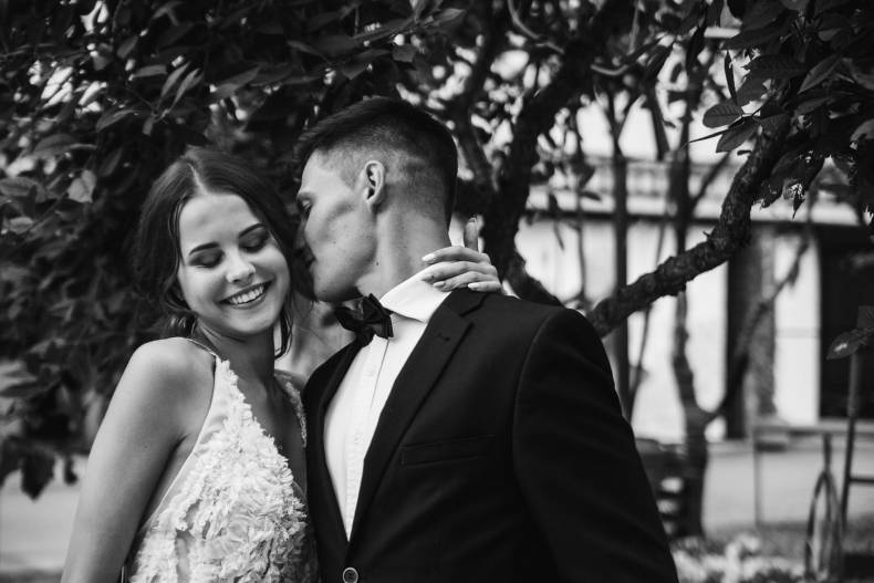 Весільна фотосесія чб, фото - Фотограф Ольга Цветочек