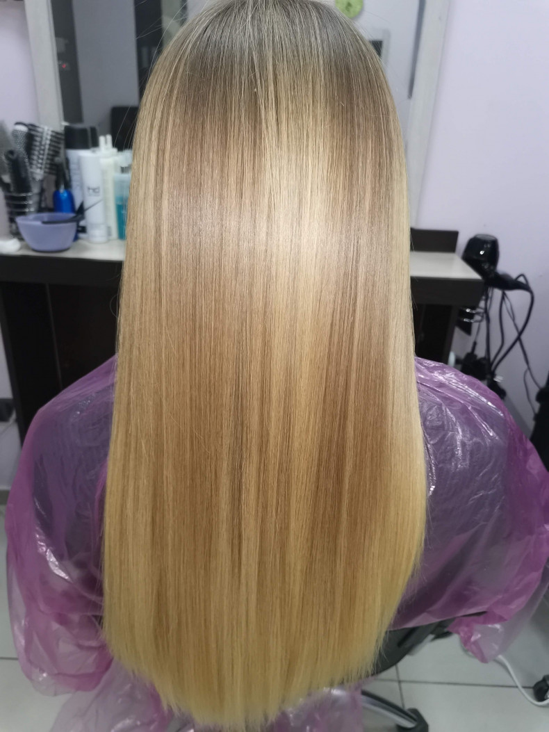Keratin macodamia Выпрямление, питание, увлажнение., фото - Парикмахер Карина Гекова