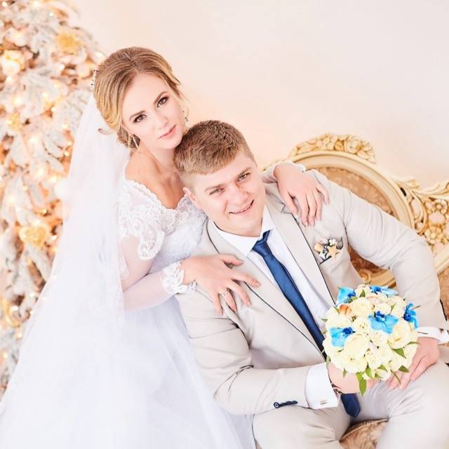 Новогодняя фотосессия в студии пары, фото - Фотограф Александр Лизунов