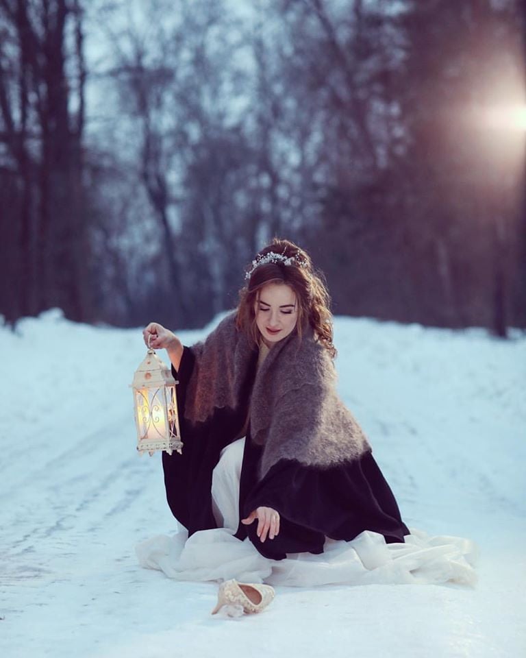Фотосесія на природі зимова художня, фото -  Елена Лысенко