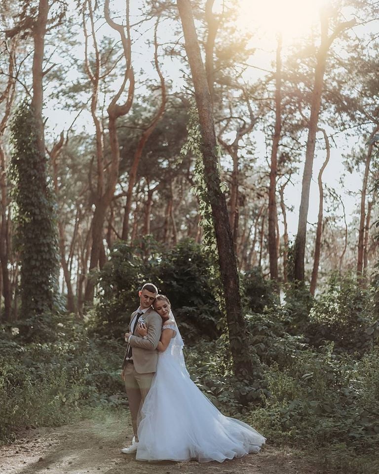 Весільна фотосесія у лісі, фото - Фотограф Сергей Лукаш