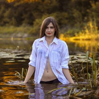фотосесія в образі Мавки, фотосесія у сорочці