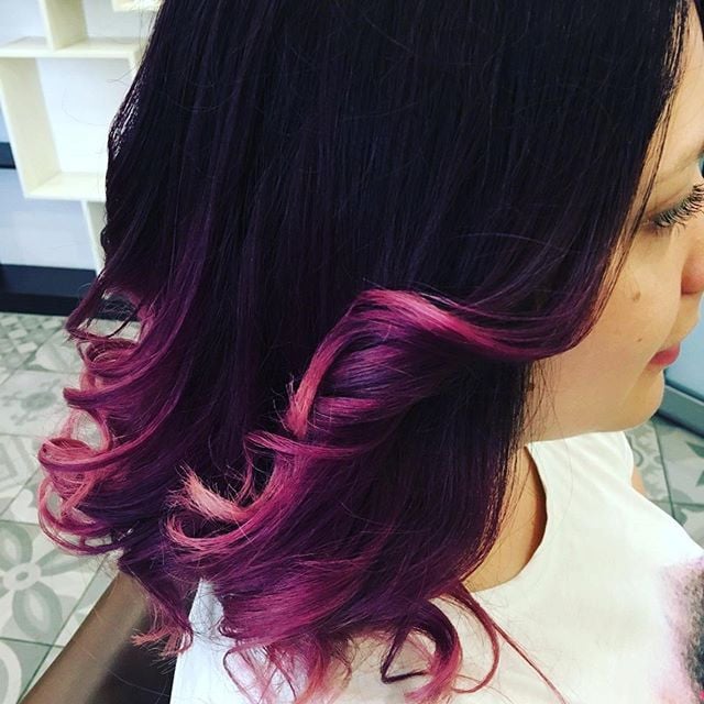 Окрашивание передних прядей омбре контуринг, фото - Парикмахер Дарья Верхотина