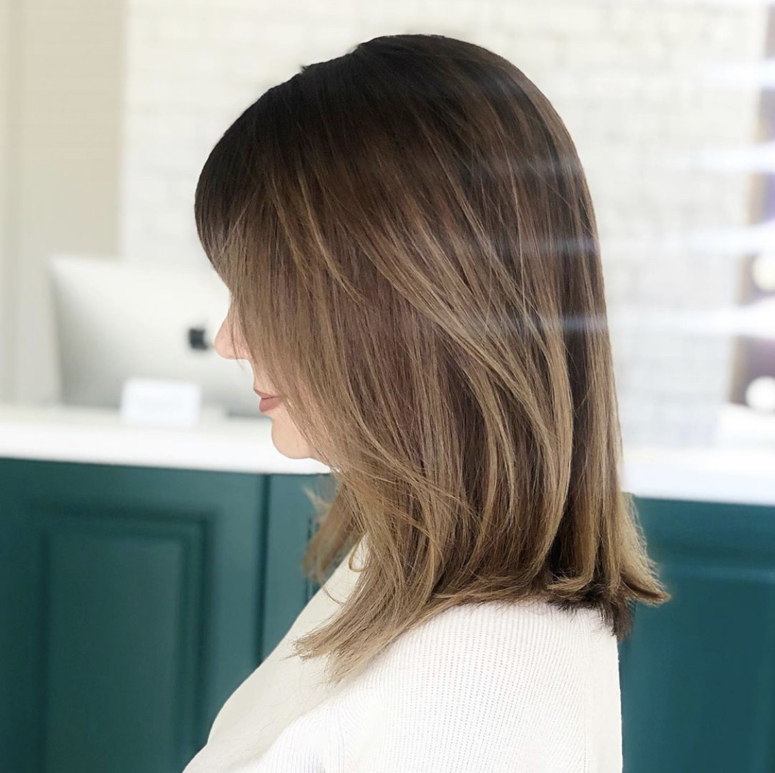 Фарбування балаяж складне рельєфне, фото - Салон краси BONBON