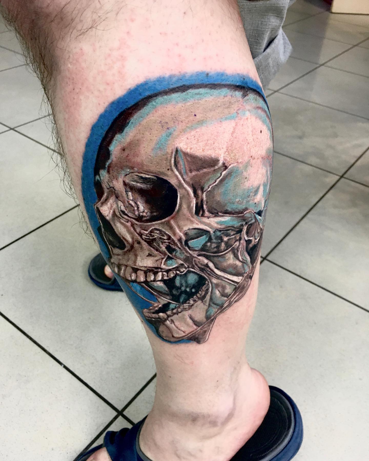 Череп, фото - Тату салон Paint Skin