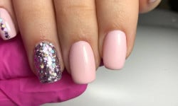 Комби маникюр Майстер манікюру Олеся Приблуда Харків