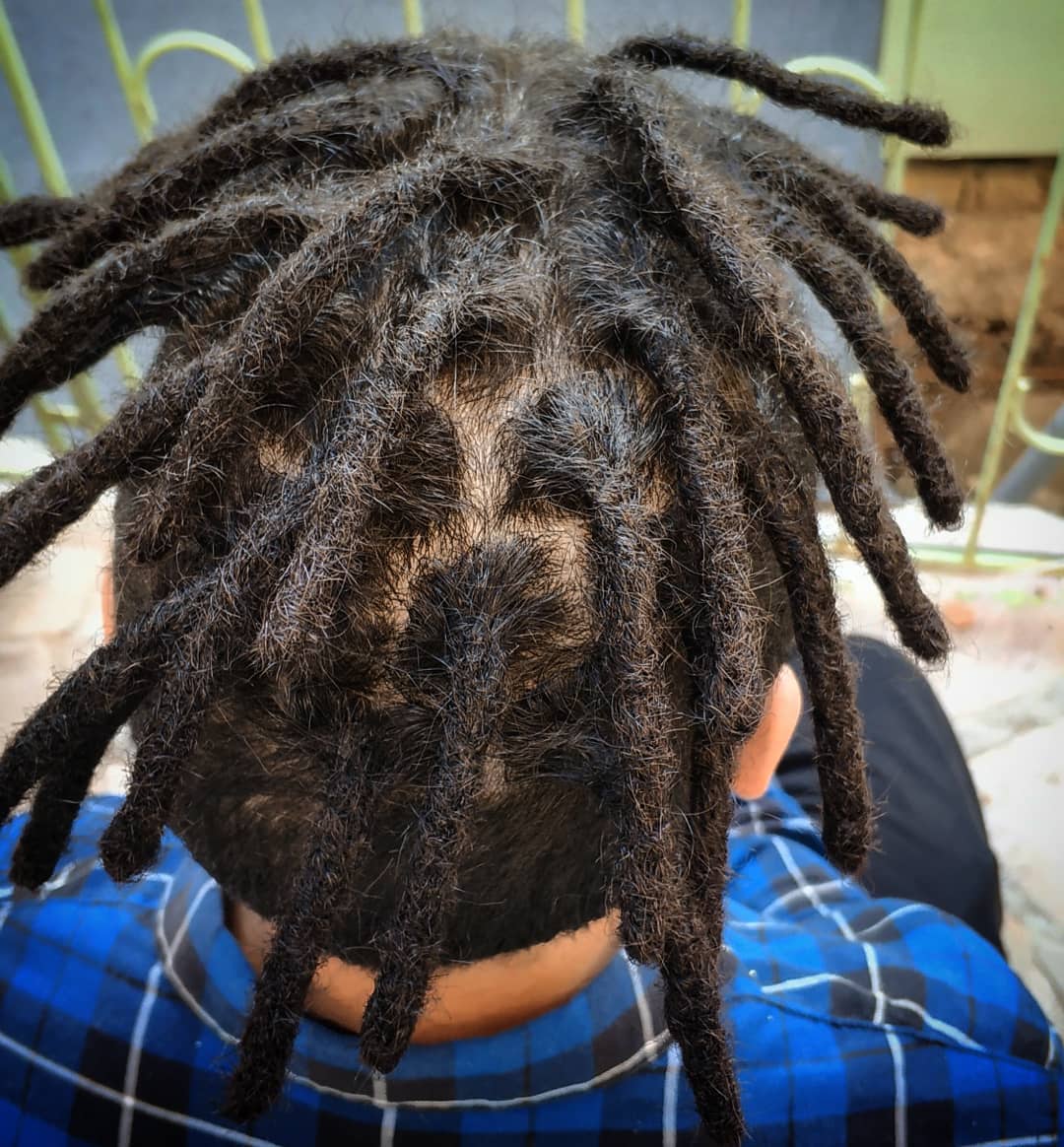 Мужская стрижка на длинные волосы дреды, фото - Парикмахер Dreadlocks Lab