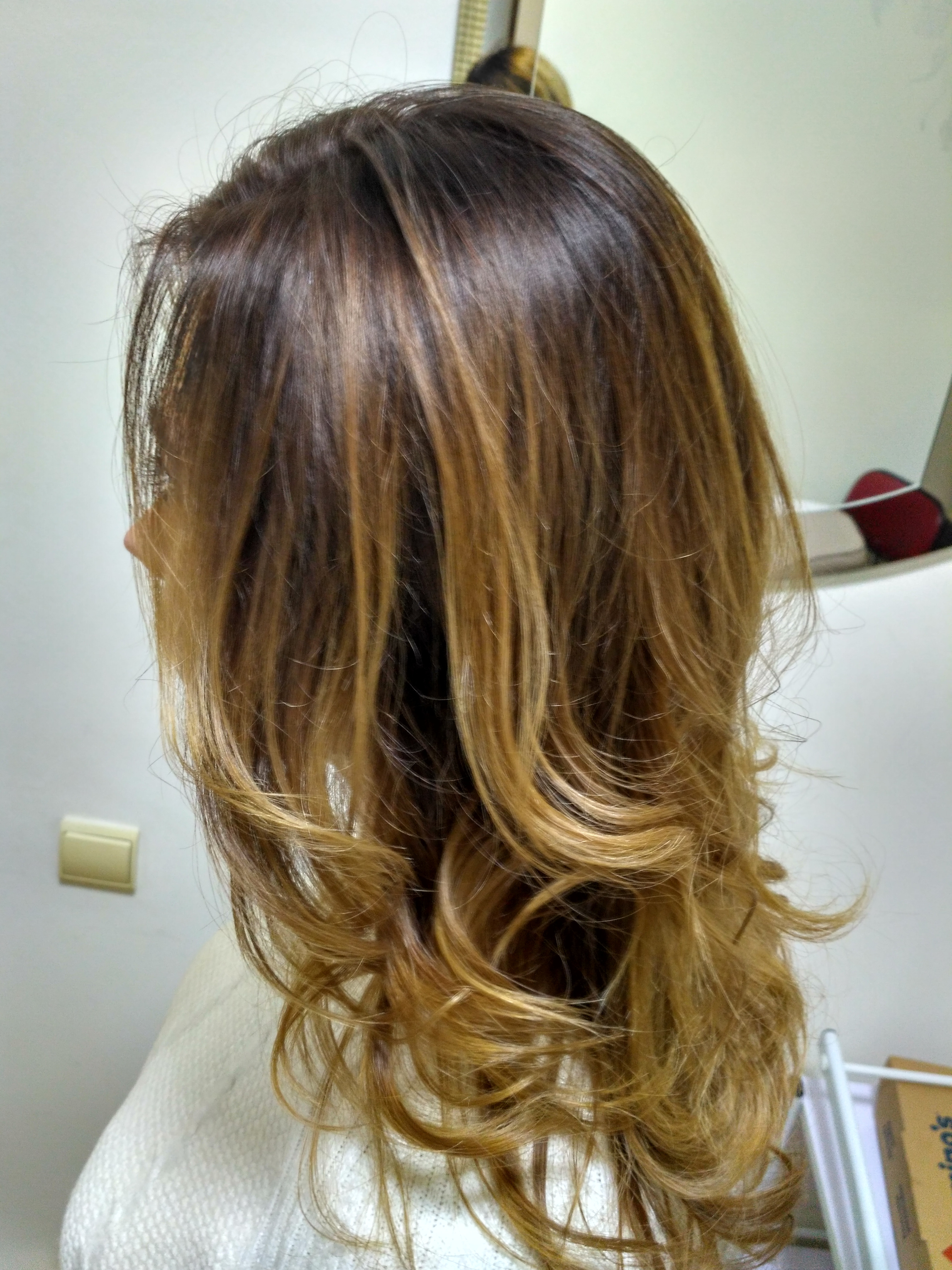 Сложное окрашивание балаяж растяжка цвета, фото - Парикмахер-колорист Светлана Ахмадулина