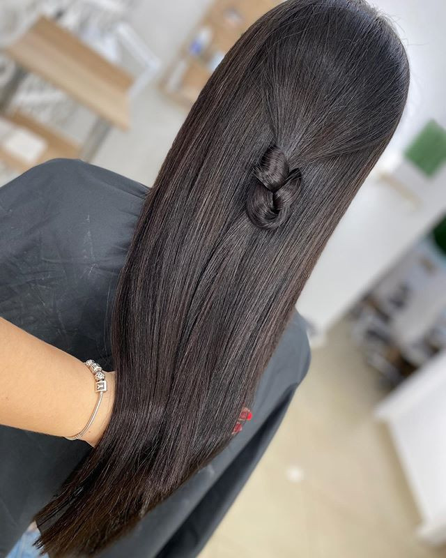 Стрижка на длинные волосы женская укладка, фото - Студия красоты Beauty Lab