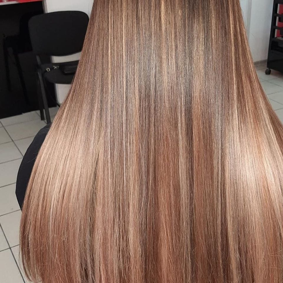 Стрижка на длинные волосы женская сложное окрашивание, фото -  Volik Hair