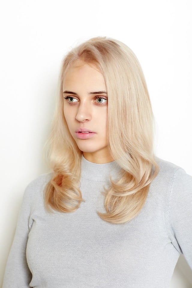 Чистый платиновый блонд, фото - Студія краси Bellmar Beauty Space