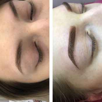 Перманентный макияж бровей
                    Тату майстер Анастасия Боярская Одеса