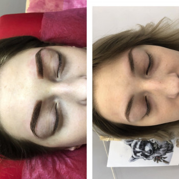 Перманентный макияж бровей
                    Тату майстер Анастасия Боярская Одеса