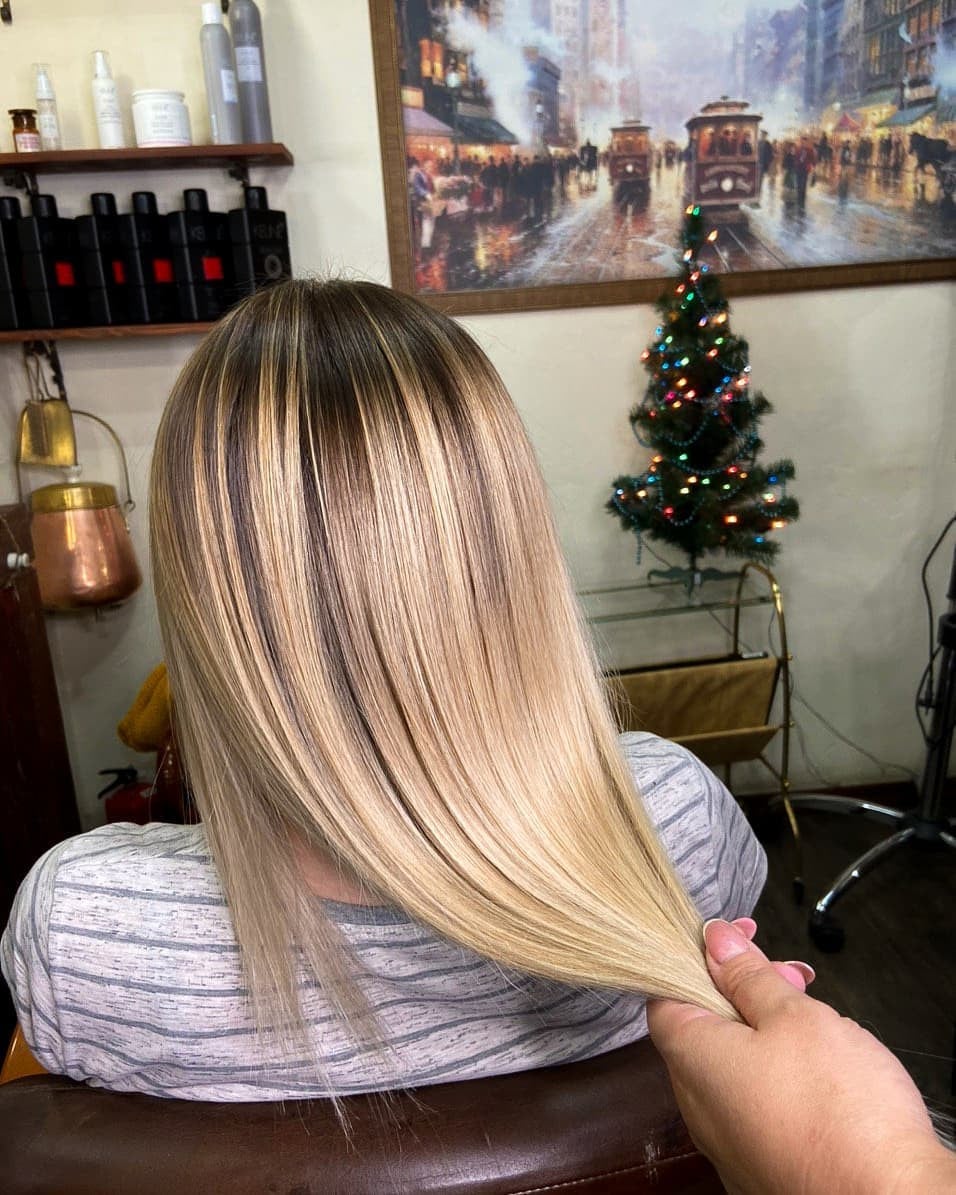 Стрижка на средние волосы женская укладка волос, фото - Студия красоты Shcherbina Beauty