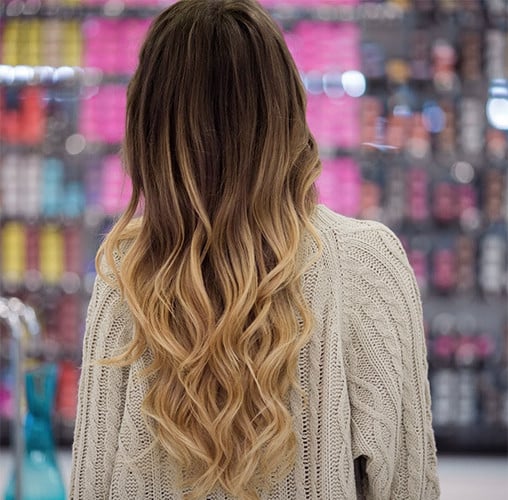 Окрашивание сомбре сложное бразильский блонд, фото -  Frida