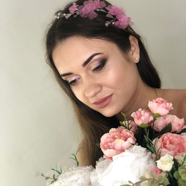 Свадебный макияж глаз красивый, фото - Визажист Ольга Павлеева