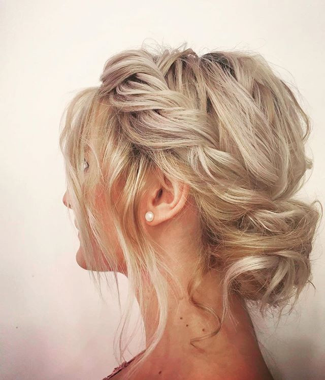 Укладка волос прическа на свадьбу светлые волосы, фото - Студия красоты Hair’isma