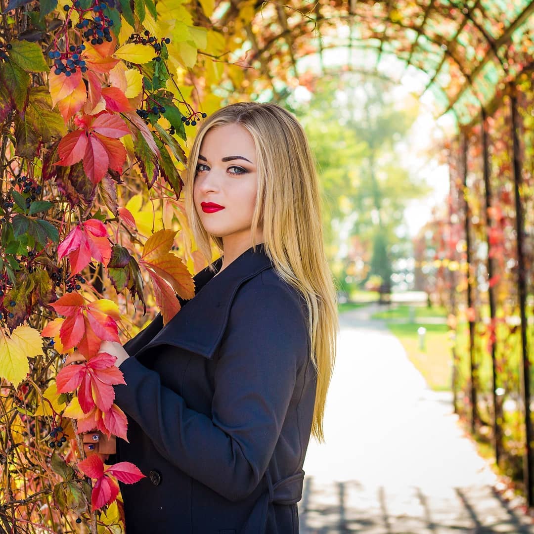 Осіння фотосесія на природі у парку, фото - Візажист Татьяна Попова