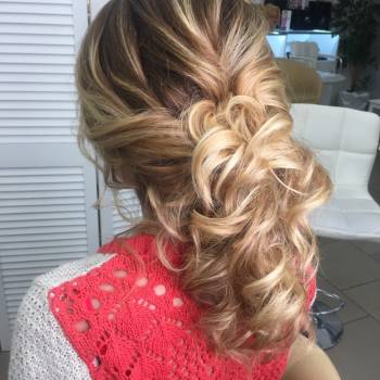 Прическа греческая коса