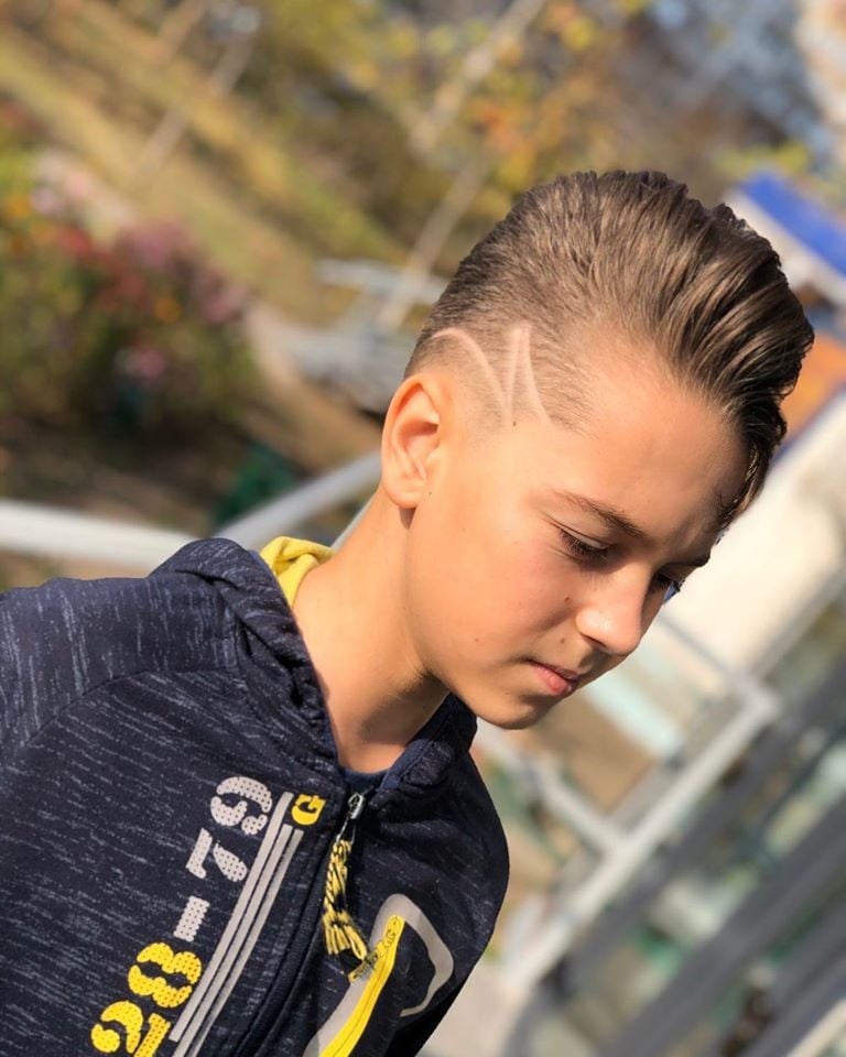 Чоловіча стрижка на коротке волосся для хлопчика, фото - Барбершоп Tajbarbershop
