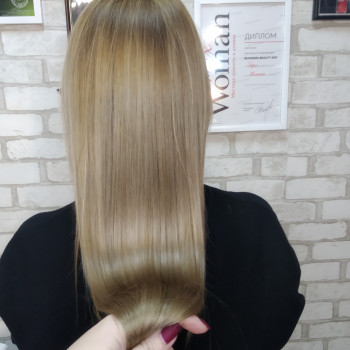 Блонд натуральный золотистый, фото - Салон красоты Beauty Room Mark Fashion