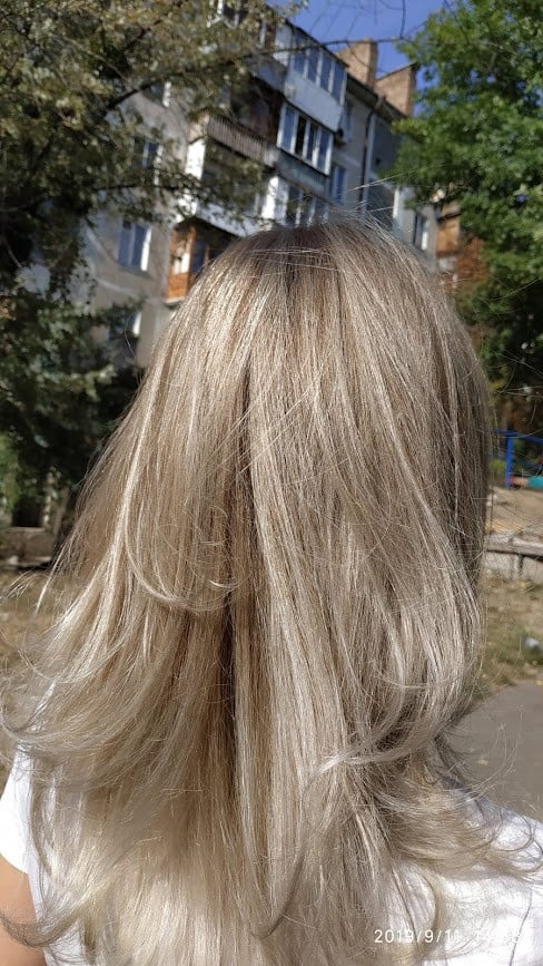 Окрашивание в технике балаяж, фото - Салон краси LUCK