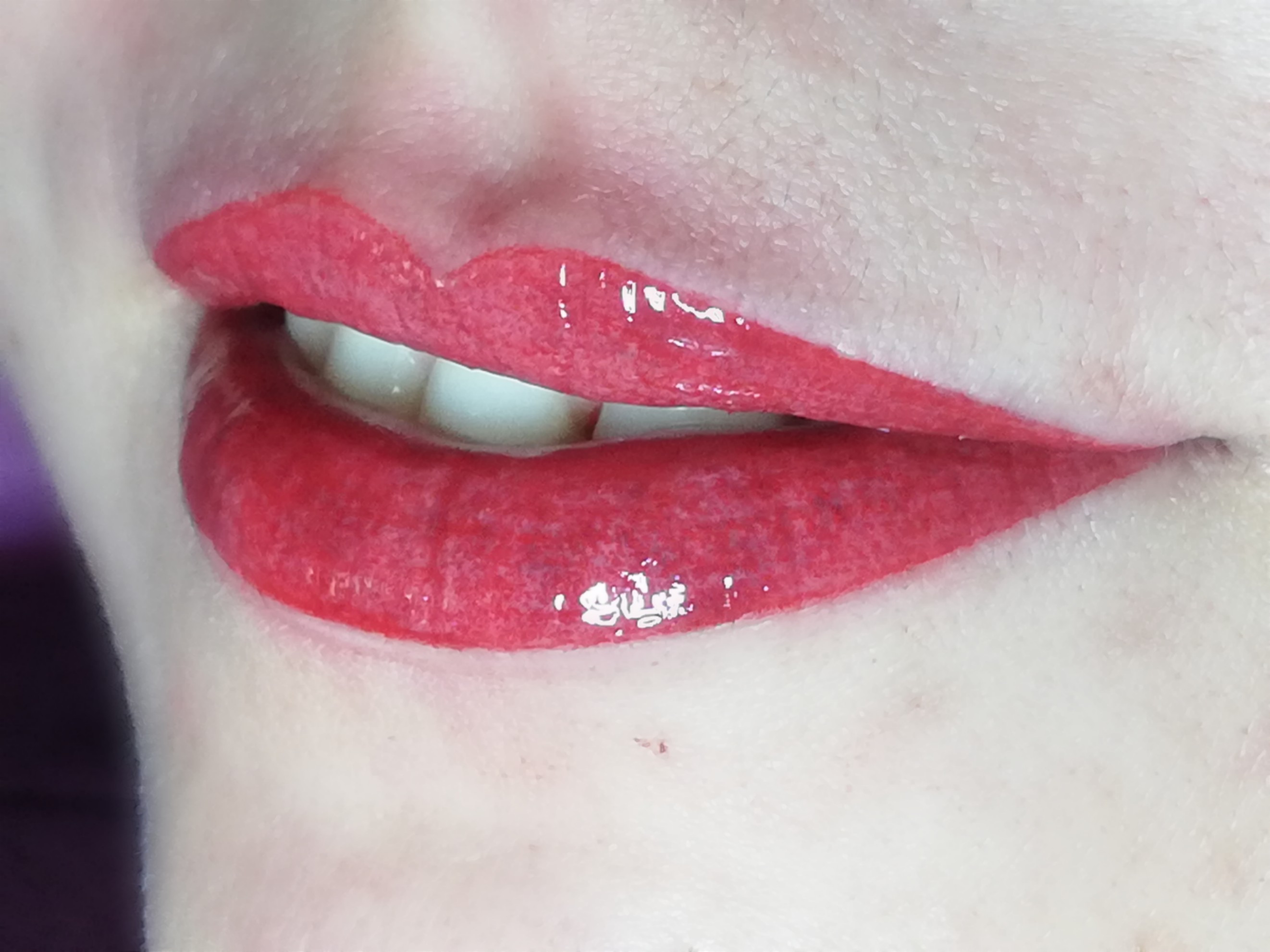 Перманентний макіяж губ в техніці nude blush lips, фото -  Лилия Вольская