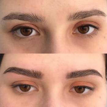 Окрашивание и коррекция бровей