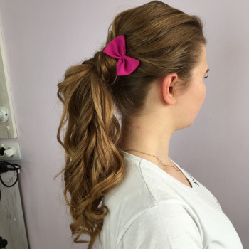 Весільна зачіска хвіст, фото - Візажист Христина Коваліско