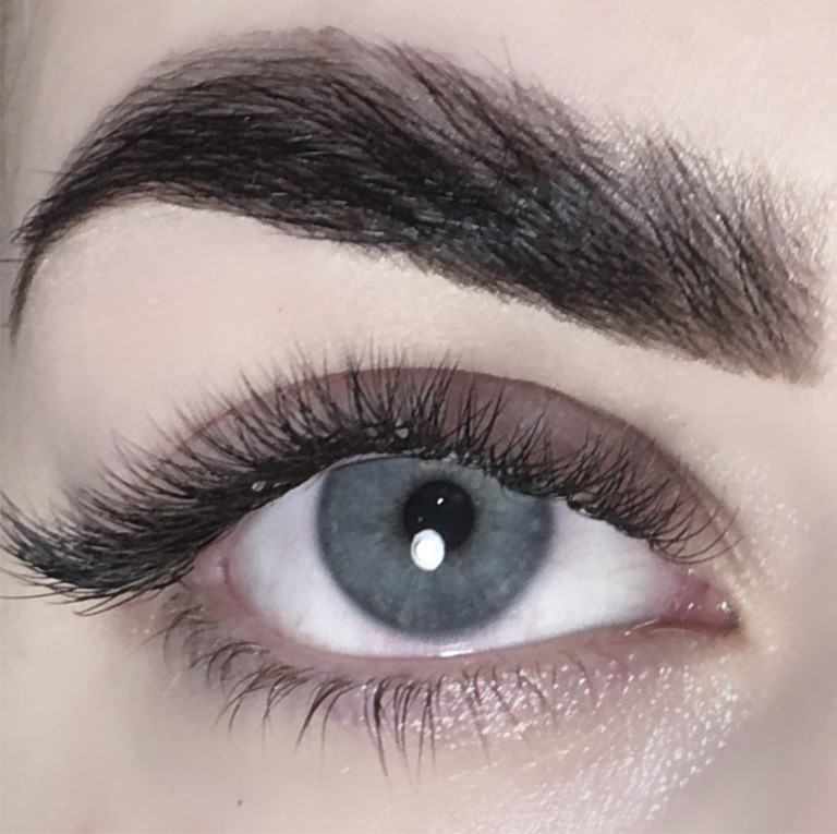 Нарощування вій нарощення 2д мокрий ефект, фото - Студія краси Glaze Beauty Corner
