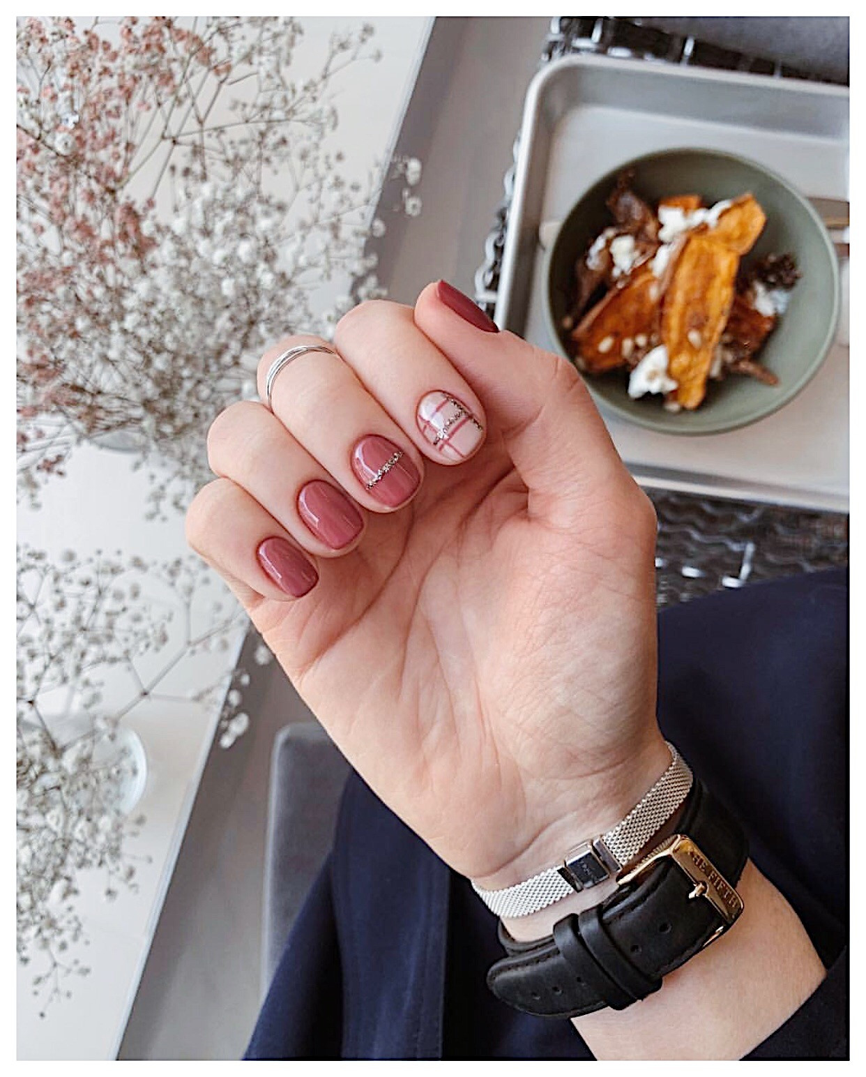 Манікюр з малюнком рожевий однотонний (монохромний), фото - Нігтьова студія Happy Nail House