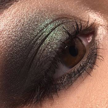 цветной smokey eyes