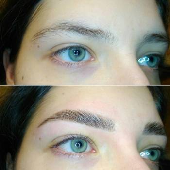 Долговременная укладка бровей
