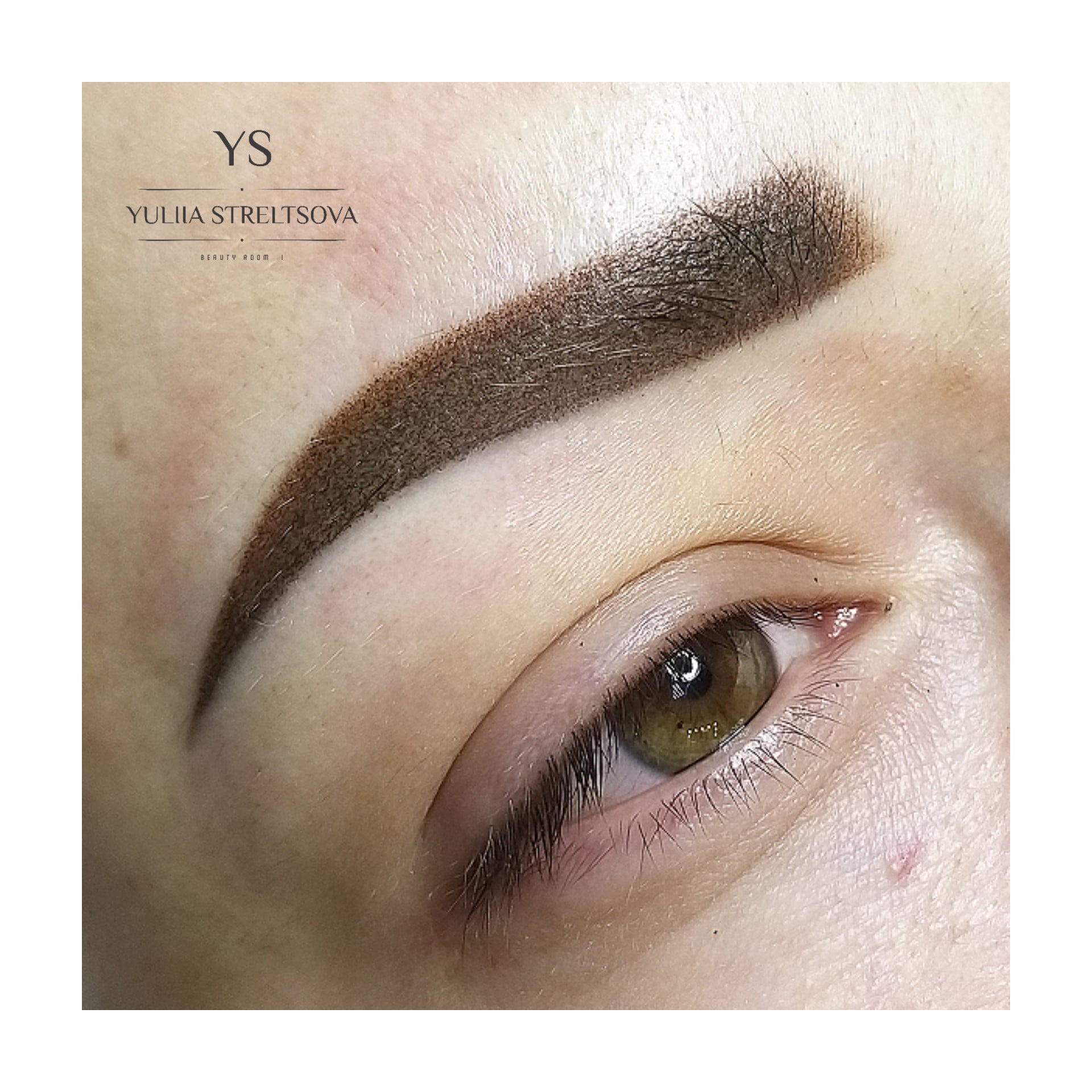Пудровое напыление бровей, фото - Студия красоты YS Yuliia Streltsova beauty room