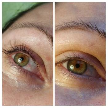 Ламинирование ресниц — это процедура, которая удлиняет, зави