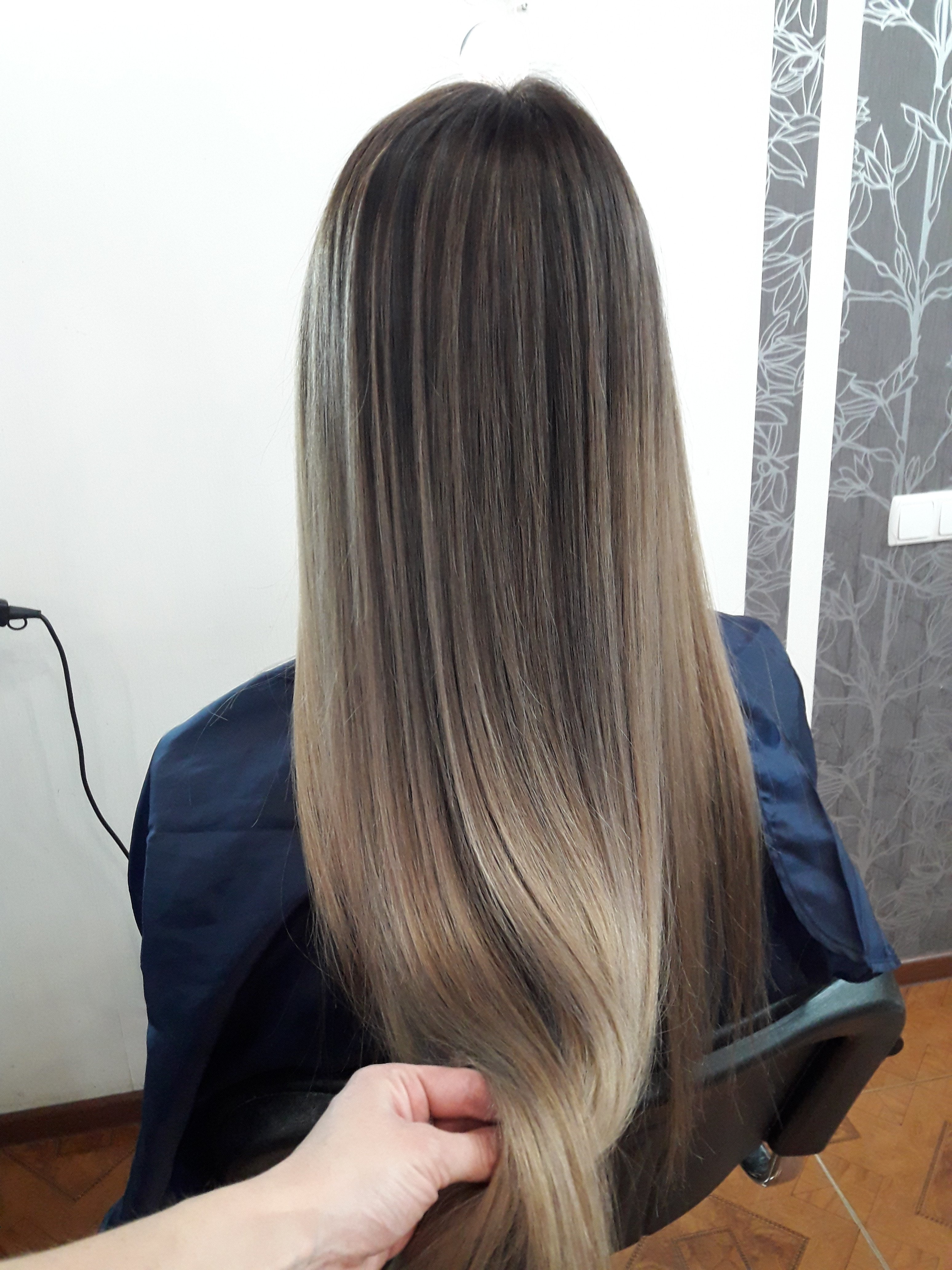 Складне фарбування балаяж омбре, фото - Перукар-колорист Юлия Кучерявая