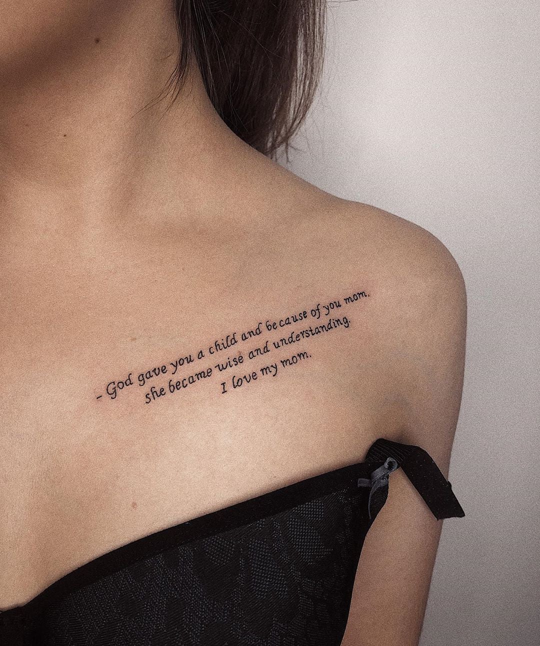 Женские черно-белые мама, фото -  Grape Tattoo