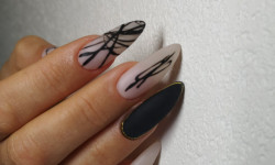 Маникюр с покрытием гель лак Салон краси ES beauty salon&school Дніпро