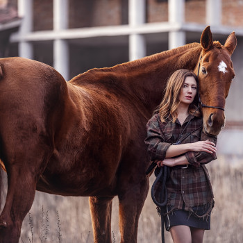 фотосессия с лошадью