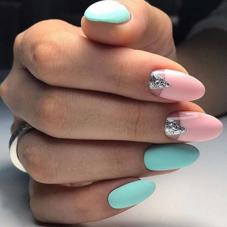 Маникюр на овальные ногти, фото - Ногтевая студия Fantasy nail